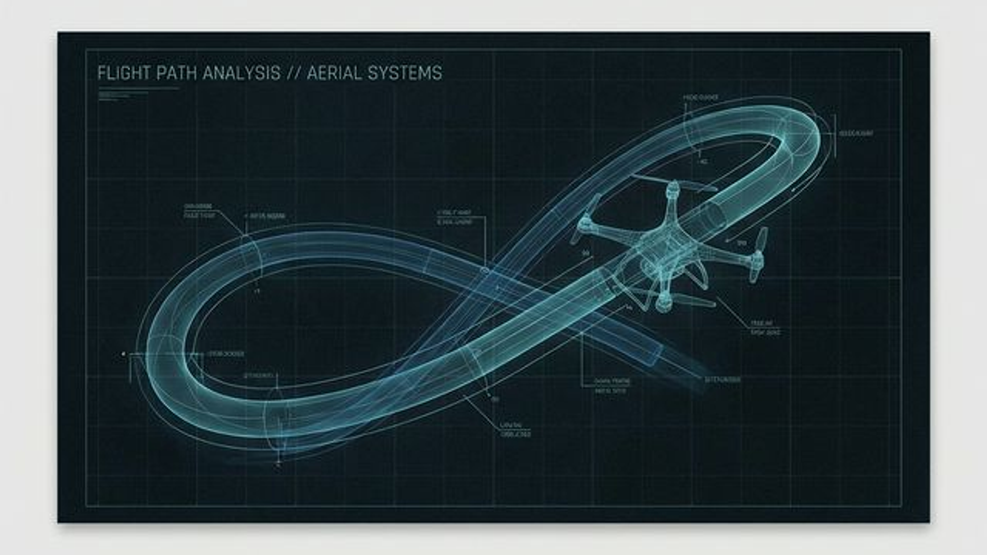 ArduPilot drone wireframe — LogHat flight data analytics platform